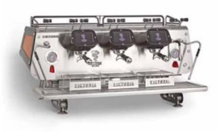 Рожковая кофемашина Bezzera Victoria PID 3 группы, черная и кожа
