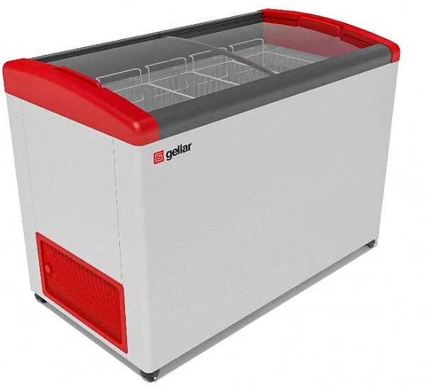 Морозильный ларь Gellar FG 475 E (FG 450 E) красный