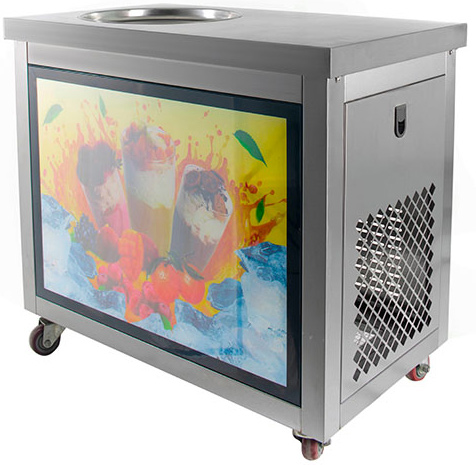 Фризер для жареного мороженого Foodatlas KCB-1Y (световой короб) (стол для топпингов)