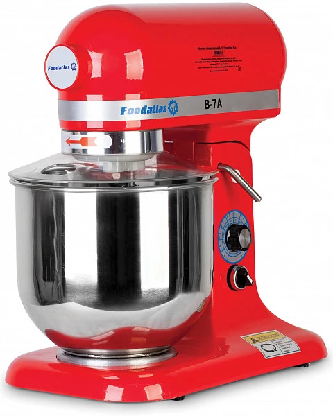 Планетарный миксер Foodatlas B-7A красный