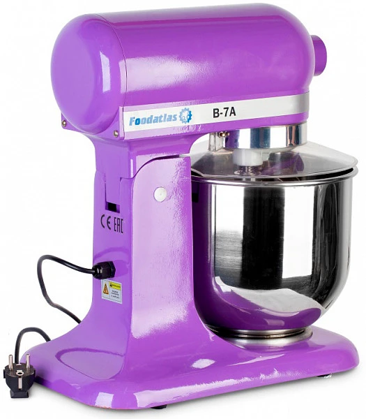 Планетарный миксер Foodatlas B-7A фиолетовый