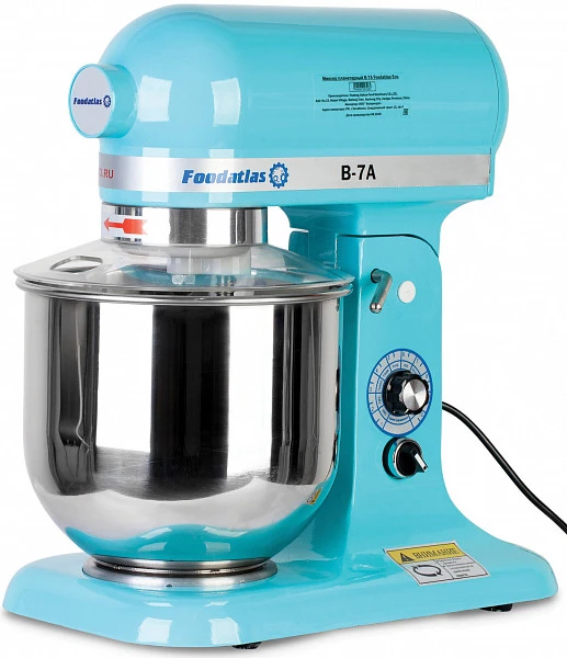 Планетарный миксер Foodatlas B-7A бирюзовый
