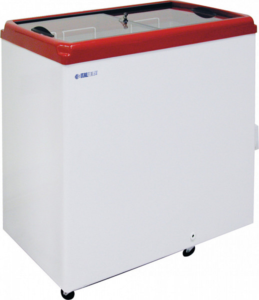 Морозильный ларь Italfrost CF200F (красный) (без корзин)