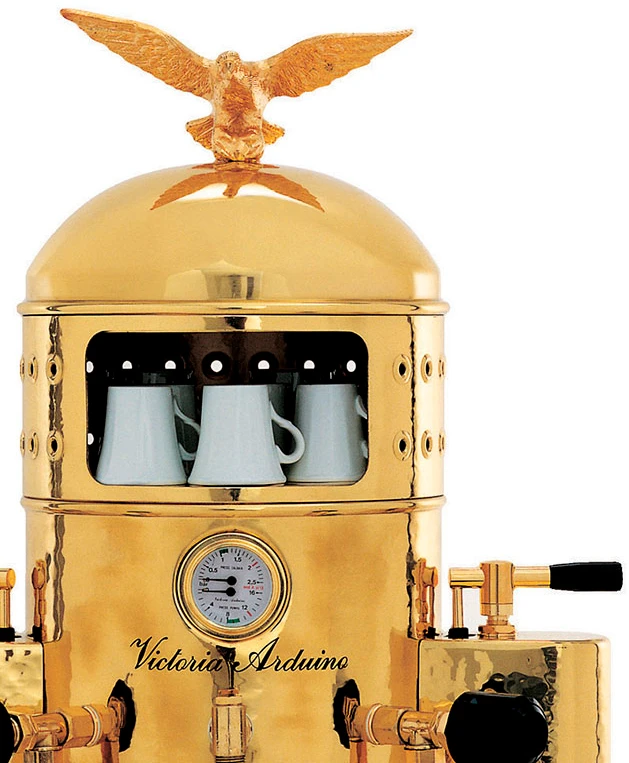 Рожковая кофемашина Victoria Arduino Venus bar 2V brass (56662)