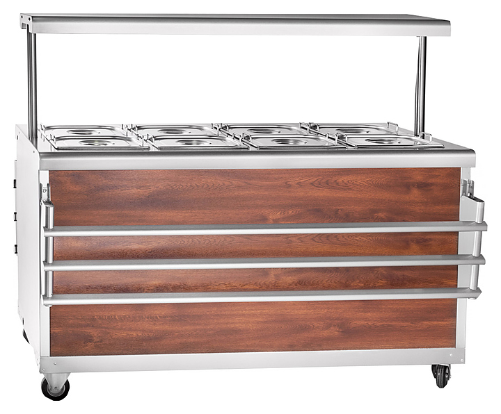 Мармит вторых блюд Abat Передвижная ЭМК-70ПМ-01 кашированный металл