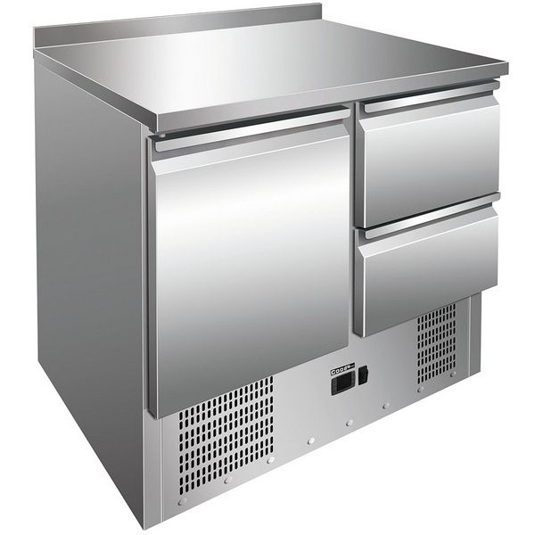 Стол холодильный Cooleq S901-2D (бортик) (2 ящика)
