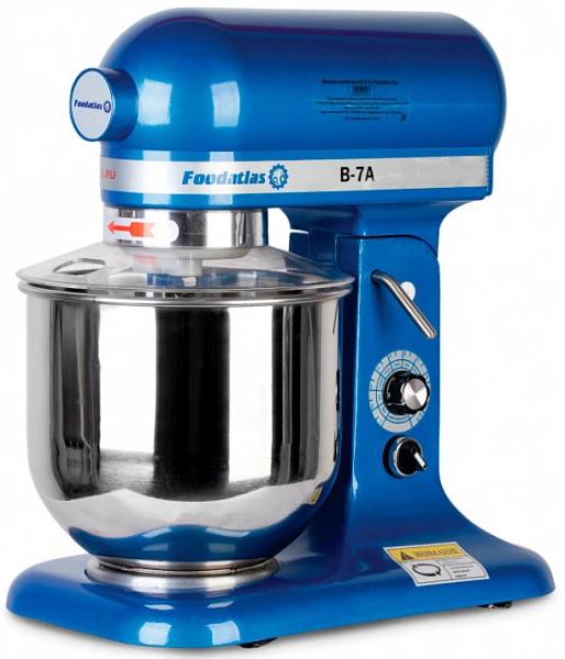 Планетарный миксер Foodatlas B-7A синий