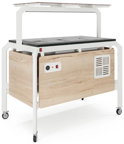 Салат-бар тепловой Кобор AT120 (white/natural/coal)