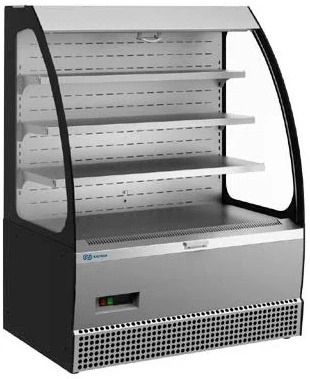 Витрина кондитерская Kayman KВК-950МГ Люкс (открытая пристенная) (черный)