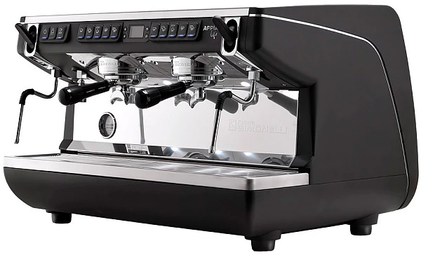 Рожковая кофемашина Nuova Simonelli Appia Life XT 2Gr (220V) (черная) (высокие группы) (экономайзер)