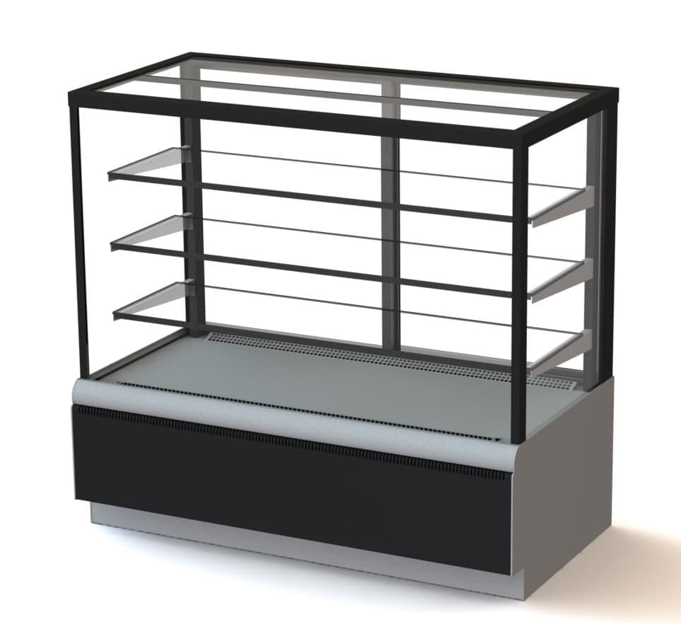 Витрина кондитерская Полюс KC70 VV 1,3-1 (ВХСв - 1,3д Carboma Сube Люкс Техно)