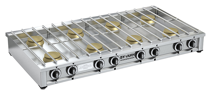 Плита газовая Вулкан ПРГ-IIА-8М Slim (82142)