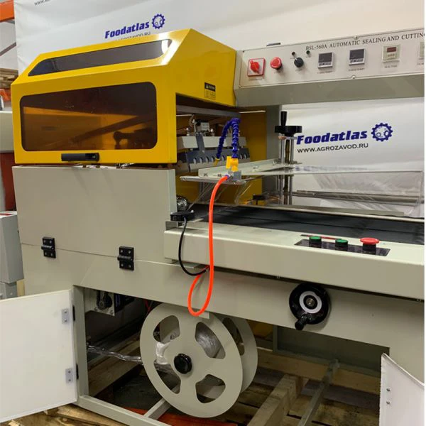 Термоусадочная линия автоматическая Foodatlas BSL-560A (L-обрезка и термоусадка)