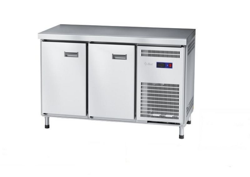 Стол холодильный Abat СХС-70-01 (неохлаждаемая столешница) (без борта) (дверь, дверь)