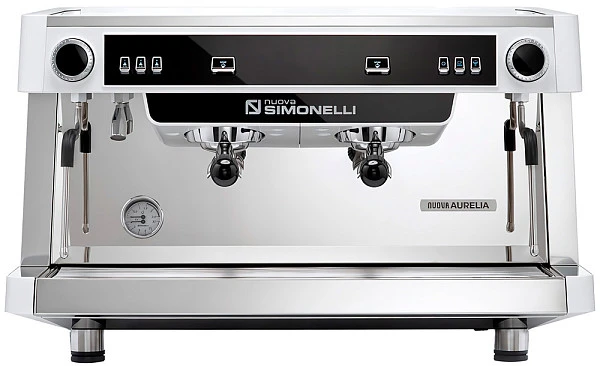 Рожковая кофемашина Nuova Simonelli AURELIA SEM 2Gr S (220V) (белая) (высокие группы) (дисплей на ка