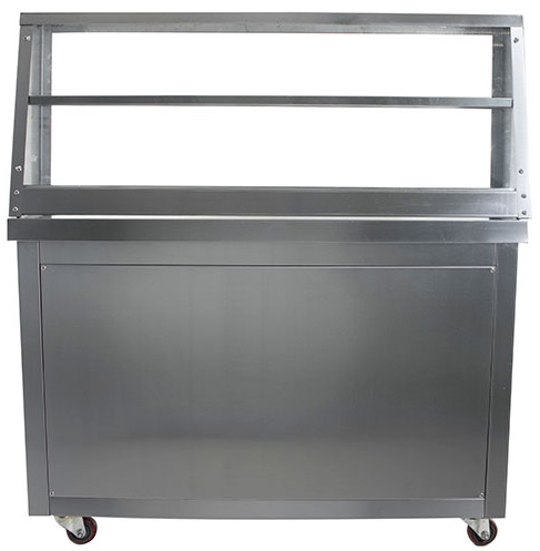 Фризер для жареного мороженого Foodatlas KCB-2F (контейнеры) (стол для топпингов) (2 компрессора)