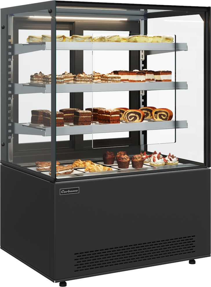 Витрина кондитерская Полюс KC71-130 VV 0,9-2 (self, оргстекло)