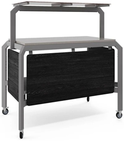 Салат-бар нейтральный Кобор AN85 (aluminum/glazed/sky)