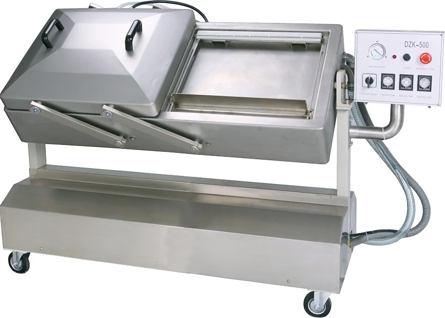 Машина вакуумной упаковки Hualian Machinery DZK-500/S-G (нерж., газ)