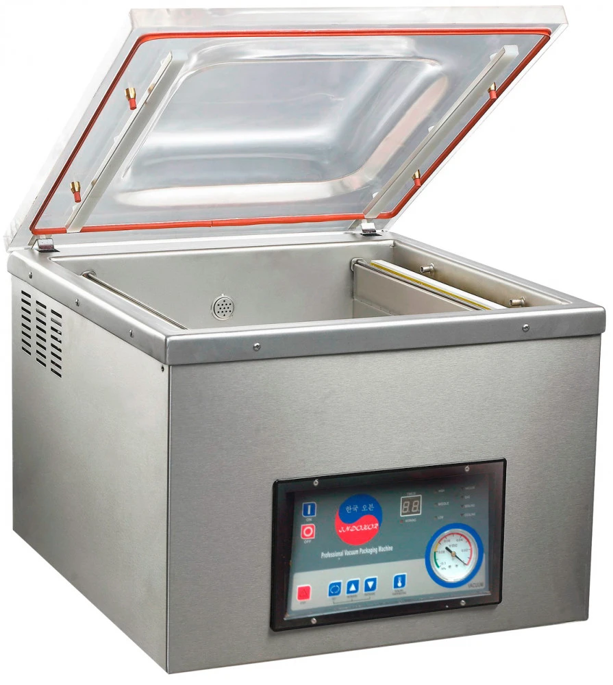 Машина вакуумной упаковки Indokor IVP-400/2F с опцией газонаполнения