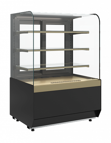 Витрина кондитерская Полюс KR70 VM 0,9-2 STANDARD открытая, горка (9005-0109)