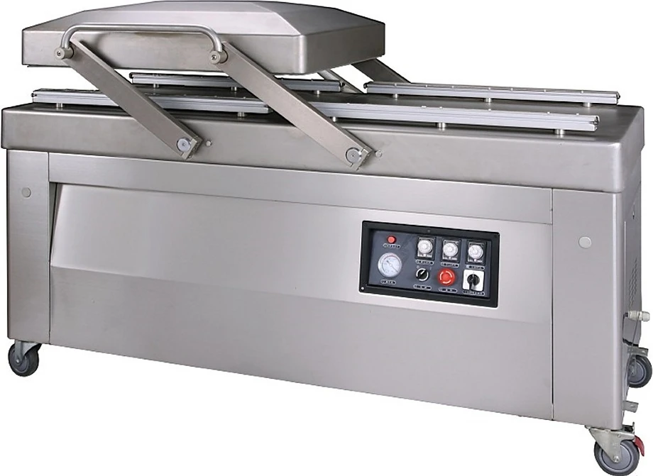 Машина вакуумной упаковки Hualian Machinery HVC-720S/2B-G SS (нерж., газ, обрезка, 380В)