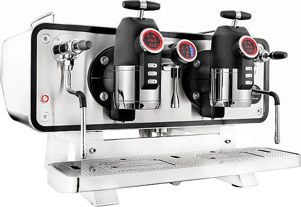 Рожковая кофемашина Sanremo Opera 2 низкие гр. стальная-белая