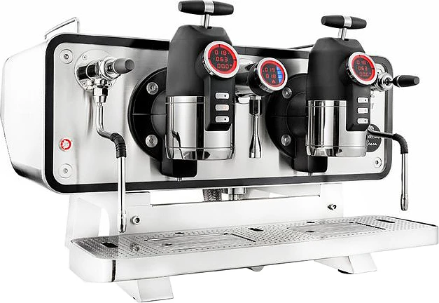 Рожковая кофемашина Sanremo Opera 2 низкие гр. стальная-белая