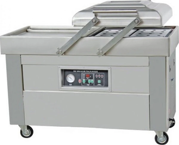 Машина вакуумной упаковки Hualian Machinery DZQ-500/2SB SS (нерж., газ)
