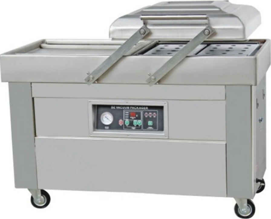 Машина вакуумной упаковки Hualian Machinery DZQ-500/2SB SS (нерж., газ)