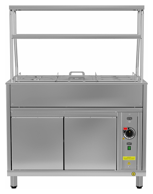 Мармит для вторых блюд Gabino MM2V-10/7 (Столешница нерж)