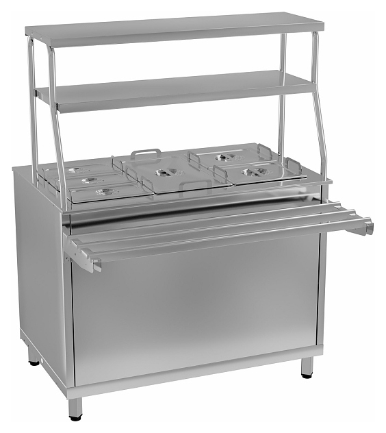 Мармит для вторых блюд Gabino MM2V-10/7 (Столешница нерж)