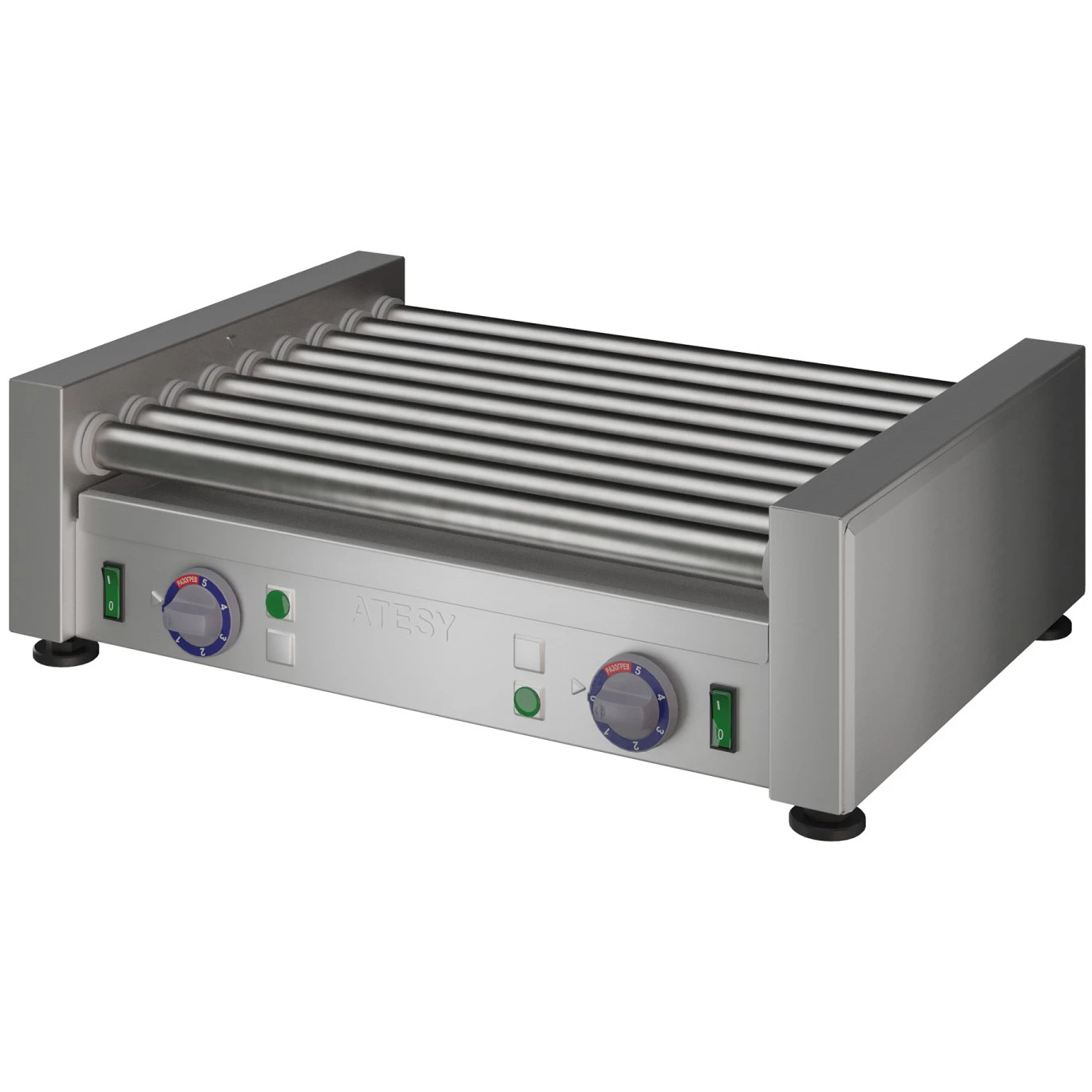 Гриль роликовый Atesy Комбат ГР-9Р-450-02