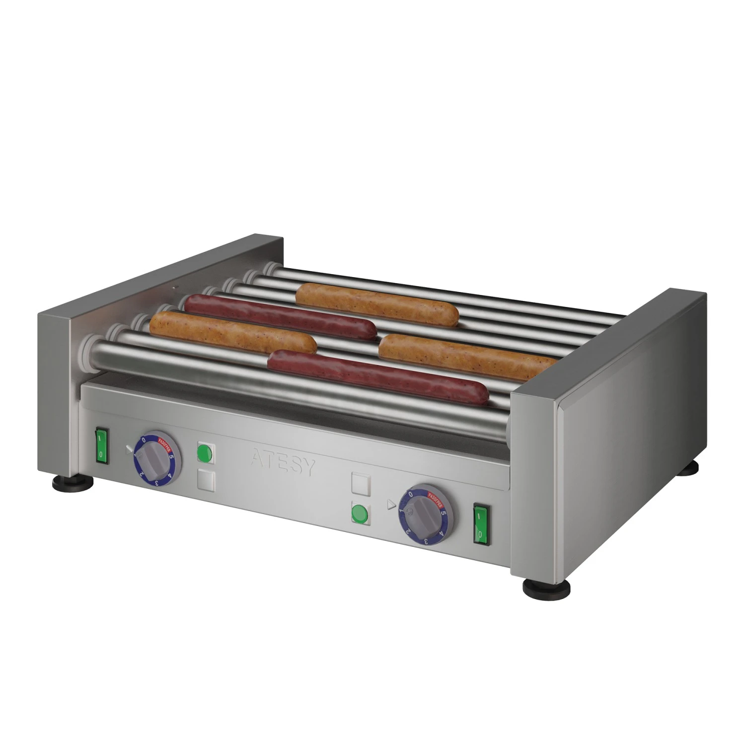 Гриль роликовый Atesy Комбат ГР-9Р-450-02