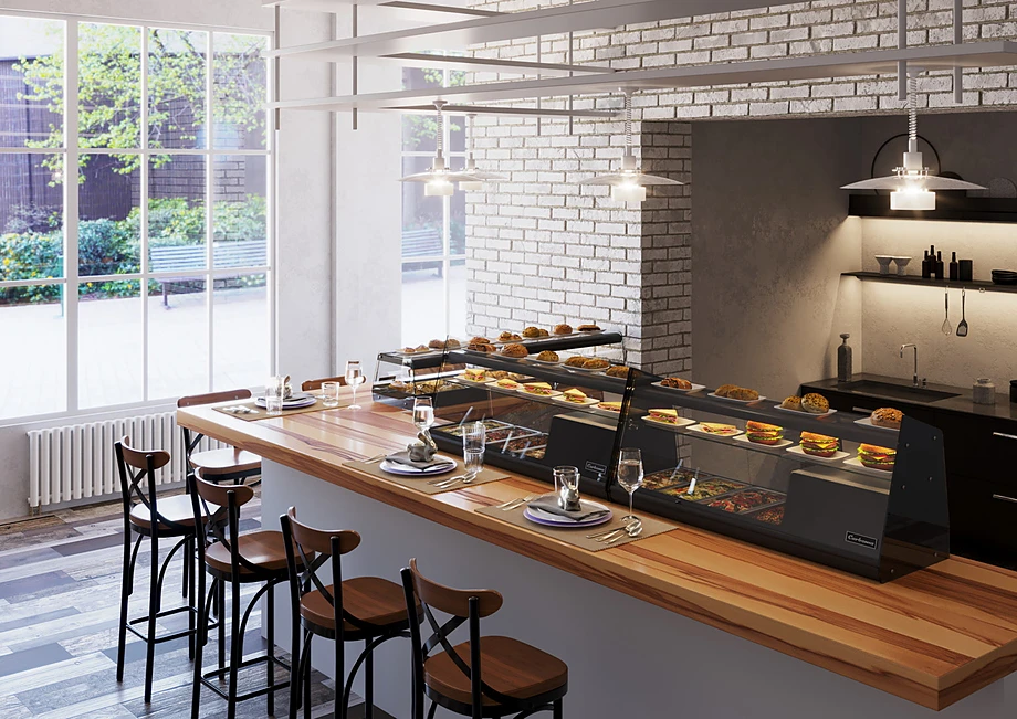 Витрина холодильная настольная Полюс AC38 SM 1,8-11