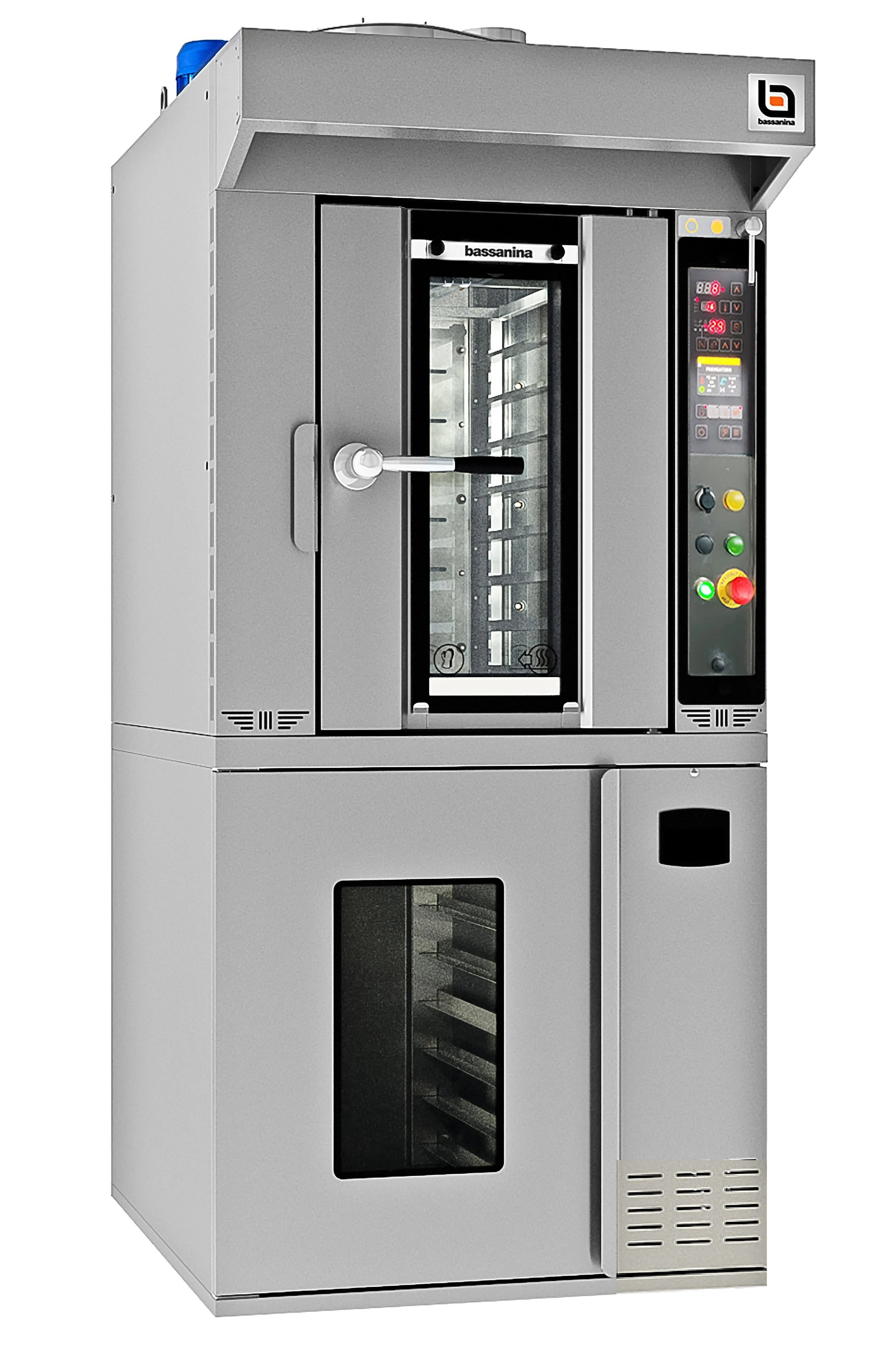 Печь ротационная Bassanina FR MINI E46.10 комплект с расстойкой FR MINI E46.PR LCD