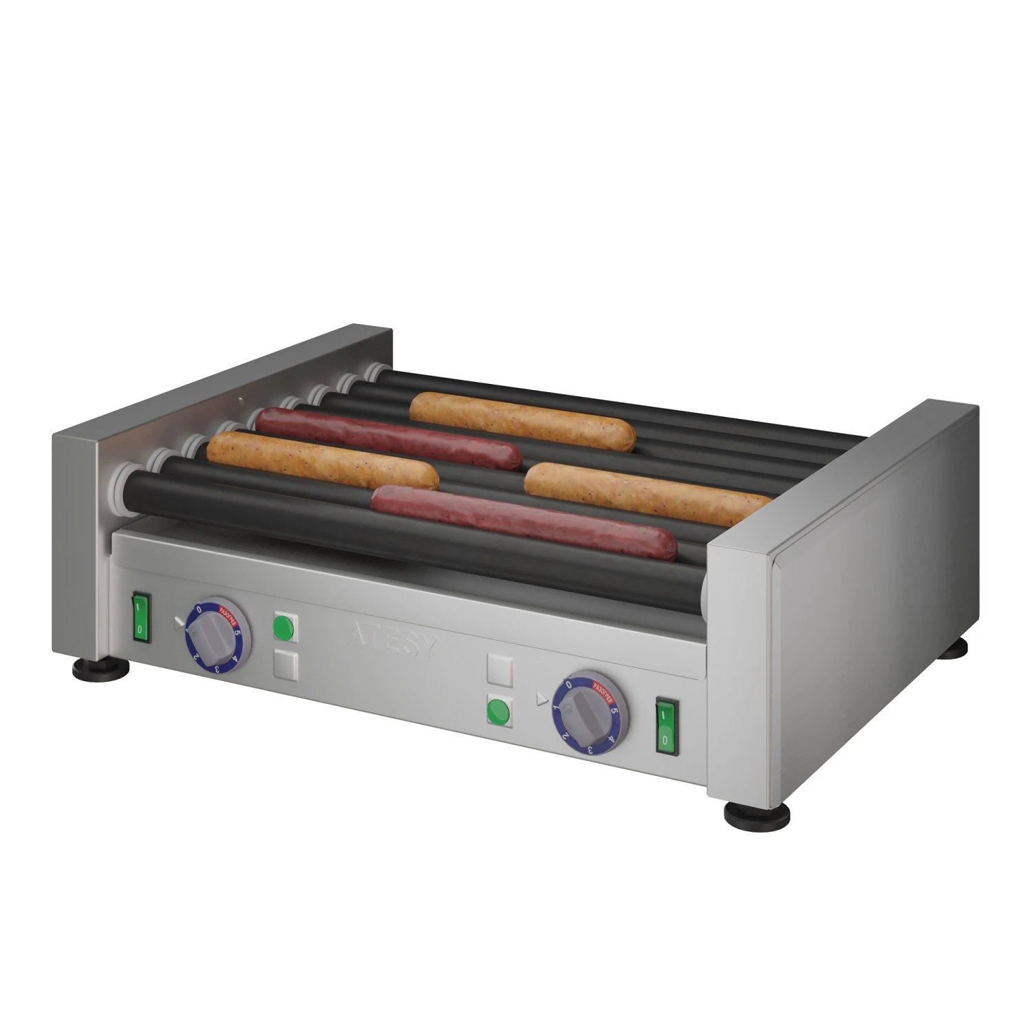 Гриль роликовый Atesy Комбат ГР-9Р-450-02-А