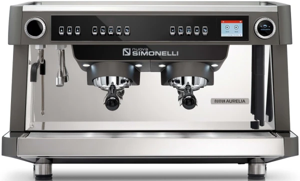 Рожковая кофемашина Nuova Simonelli AURELIA MP 2Gr (серый металлик)(высокие группы)(самоочистка)