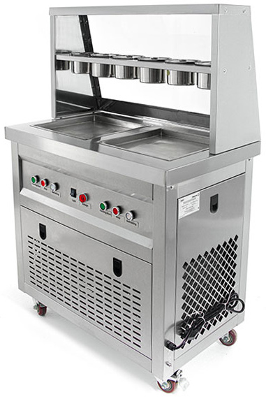 Фризер для жареного мороженого Foodatlas KCB-2F (контейнеры) (световой короб)