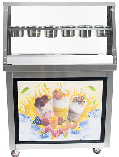 Фризер для жареного мороженого Foodatlas KCB-2F (контейнеры) (световой короб)