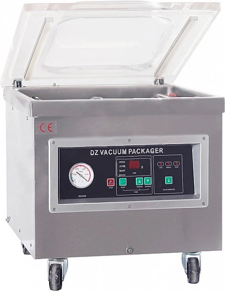 Машина вакуумной упаковки Hualian Machinery DZ-400/2T нержавеющая сталь