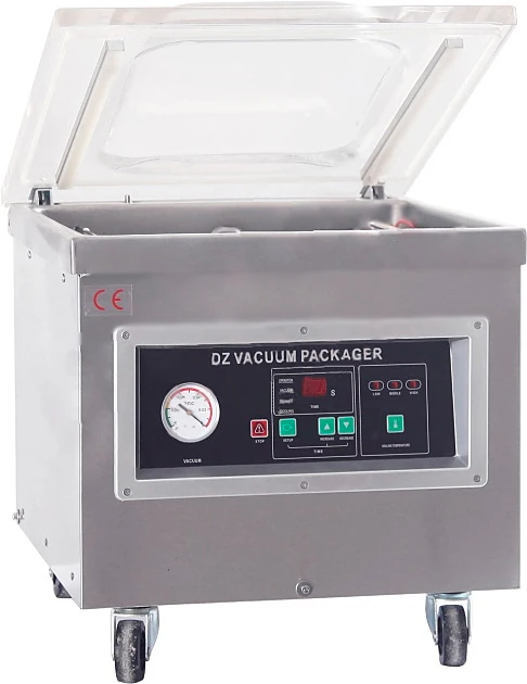 Машина вакуумной упаковки Hualian Machinery DZ-400/2T нержавеющая сталь