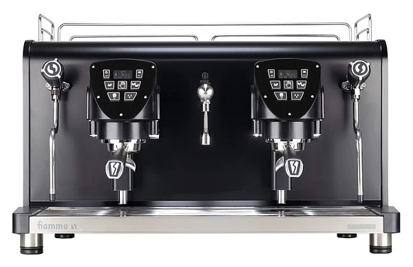 Рожковая кофемашина Fiamma VELA DUAL 2 TC BLACK (автомат, 2 группы)