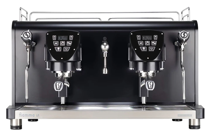 Рожковая кофемашина Fiamma VELA DUAL 2 TC BLACK (автомат, 2 группы)