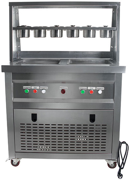 Фризер для жареного мороженого Foodatlas KCB-2F (контейнеры) (2 компрессора)