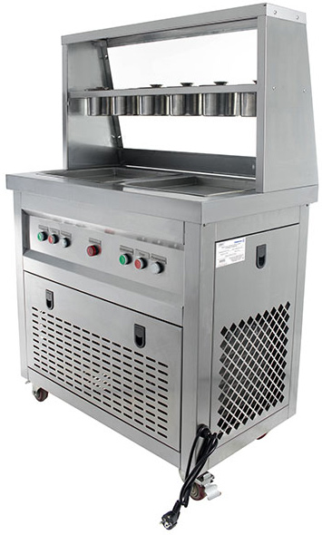 Фризер для жареного мороженого Foodatlas KCB-2F (контейнеры) (2 компрессора)