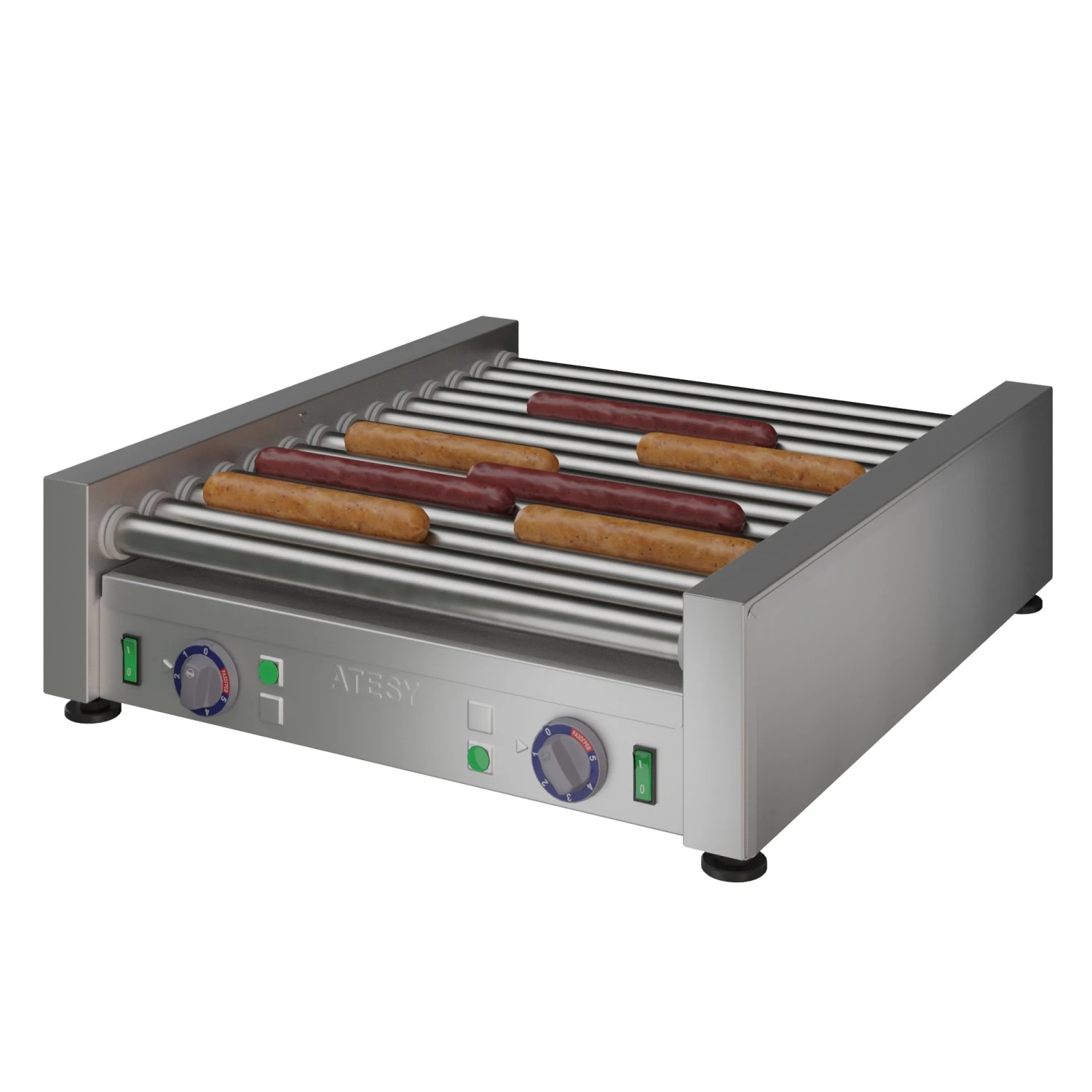 Гриль роликовый Atesy Комбат ГР-14Р-450-02