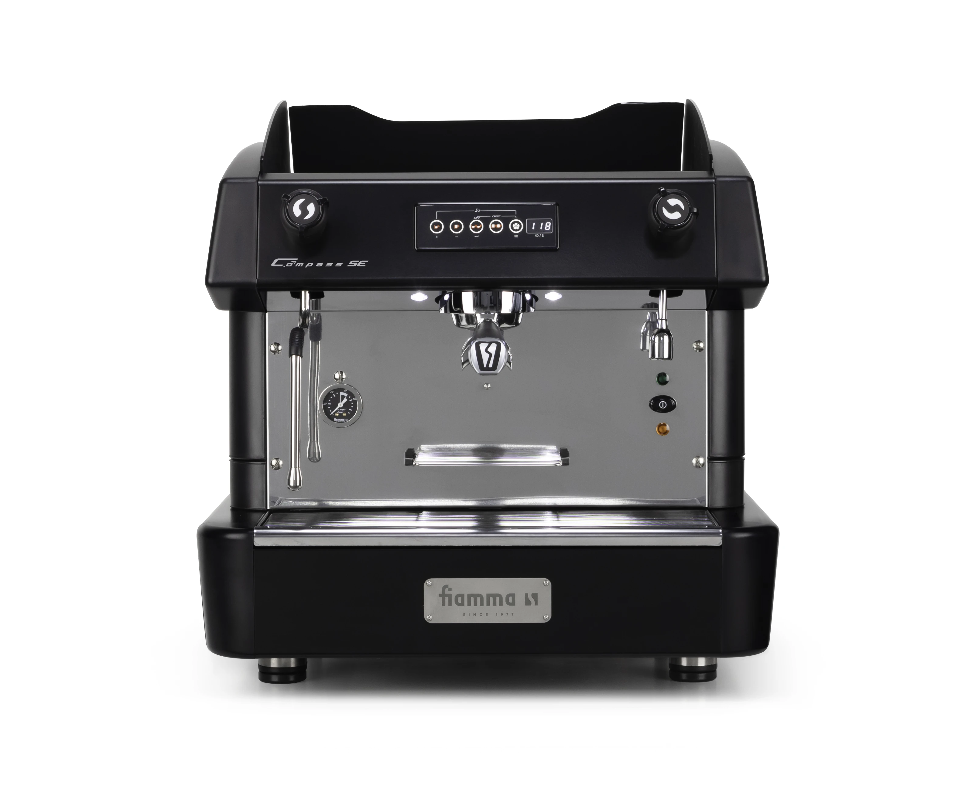 Рожковая кофемашина Fiamma Compass 1 SE TC Black