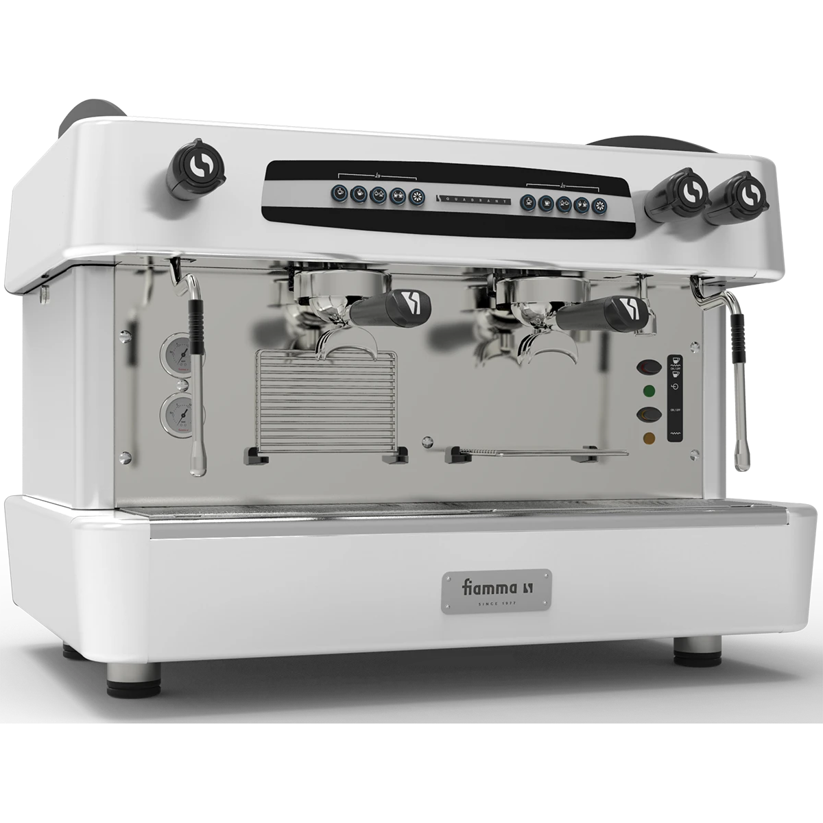 Рожковая кофемашина Fiamma Quadrant 2 CV TC White