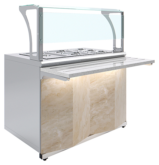 Мармит вторых блюд паровой Luxstahl МВП-1200